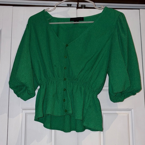 Sanctuary Tops - Sanctuary Green Blouse /Small